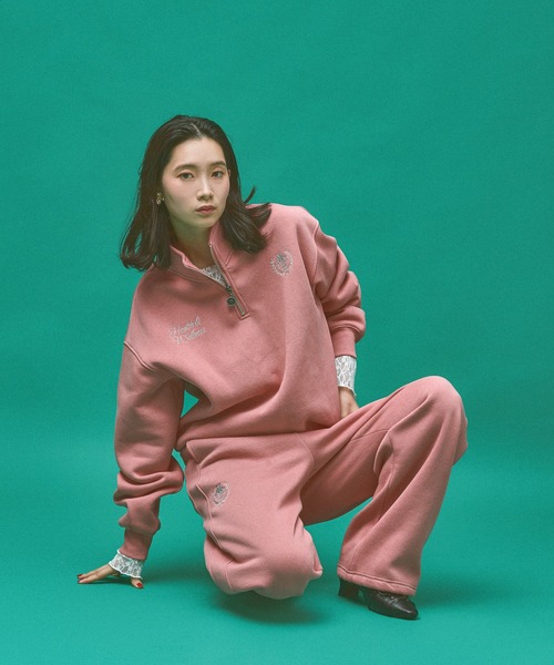 Kappa(カッパ)の「≪Kappa×and ST ウェルネスクラブ≫Heaith&Wellnessデザインスウェット (ユニセックス)(スウェット・レディース・グレー/ブラック/ホワイト/ピンク・SMALL/MEDIUM/LARGE)」の18枚目の写真