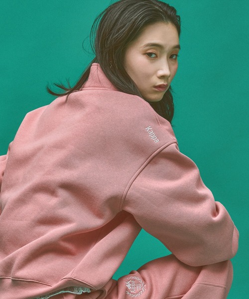 Kappa(カッパ)の「≪Kappa×and ST ウェルネスクラブ≫Heaith&Wellnessデザインスウェット (ユニセックス)(スウェット・レディース・グレー/ブラック/ホワイト/ピンク・SMALL/MEDIUM/LARGE)」の19枚目の写真