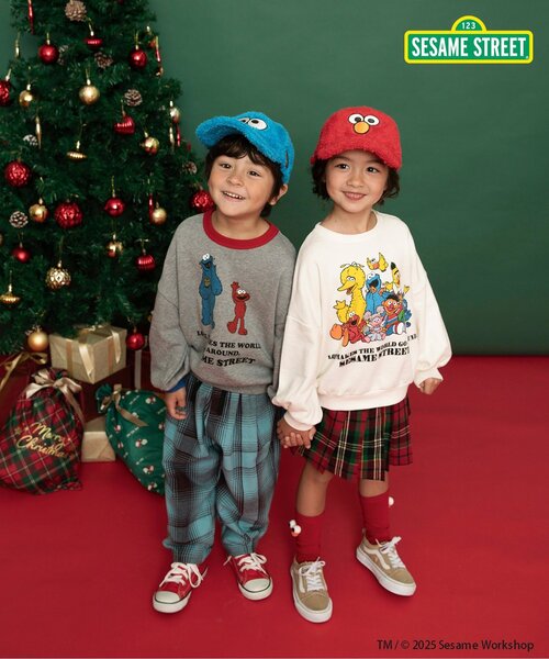 BREEZE（ブリーズ）の「【リンク】チェックプリーツスカパン_ジュニア対応（スカート・キッズ・レッド/オレンジ・80/100/110/120/140/130/90）」の4枚目の写真