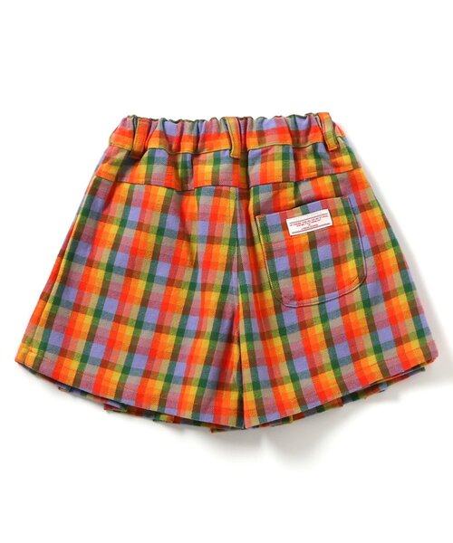 BREEZE（ブリーズ）の「【リンク】チェックプリーツスカパン_ジュニア対応（スカート・キッズ・レッド/オレンジ・80/100/110/120/140/130/90）」の13枚目の写真