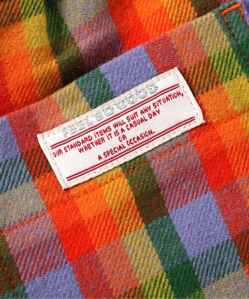 BREEZE（ブリーズ）の「【リンク】チェックプリーツスカパン_ジュニア対応（スカート・キッズ・レッド/オレンジ・80/100/110/120/140/130/90）」の7枚目の写真