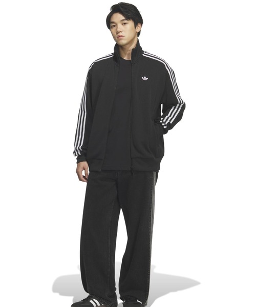 adidas(アディダス)の「adidas FIREBIRD KNIT TRACK TOP / アディダス ファイヤーバード ニット トラックトップ(ジャージ・メンズ・ブラック・M/S/XXL/XL/L)」の11枚目の写真