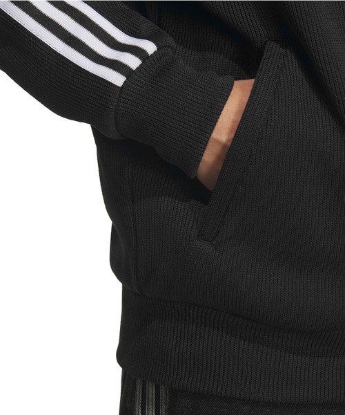 adidas(アディダス)の「adidas FIREBIRD KNIT TRACK TOP / アディダス ファイヤーバード ニット トラックトップ(ジャージ・メンズ・ブラック・M/S/XXL/XL/L)」の5枚目の写真