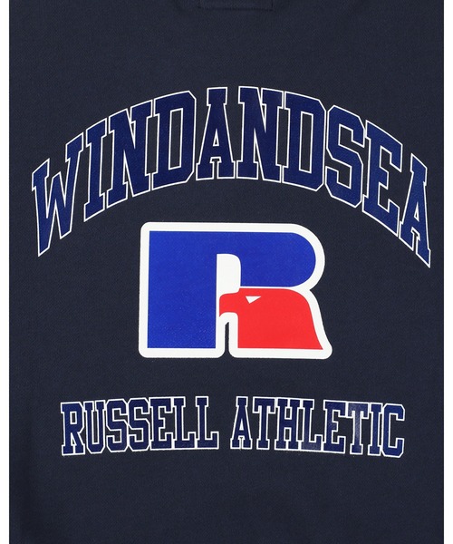 WIND AND SEA(ウィンダンシー)の「Russel Athletics x WDS High Cotton Terry Crewneck(スウェット・メンズ・アッシュグレー/ネイビー・S/M/L/XL)」の11枚目の写真