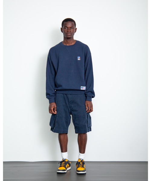 WIND AND SEA(ウィンダンシー)の「Russel Athletics x WDS High Cotton Terry Crewneck(スウェット・メンズ・アッシュグレー/ネイビー・S/M/L/XL)」の15枚目の写真