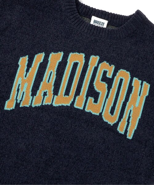 BREEZE（ブリーズ）の「【洗える】ナイス！タッチ！３柄ニット_ジュニア対応（ニット/セーター・キッズ・ネイビー/オレンジ/グリーン・90/100/120/140）」の20枚目の写真