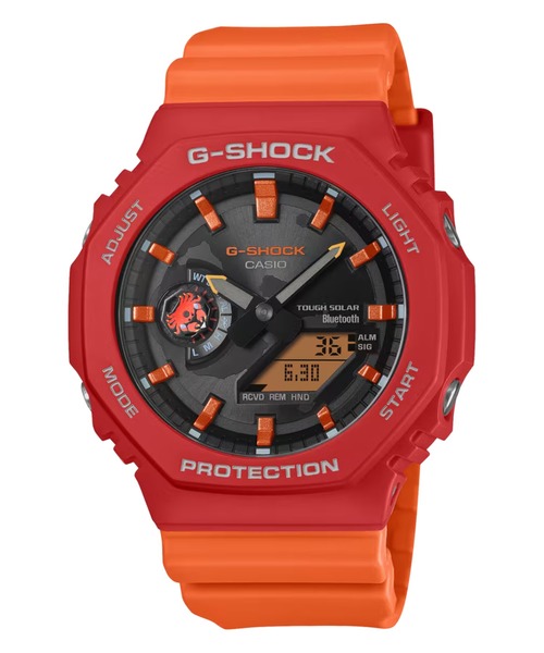 G-SHOCK(ジーショック)の「G-SHOCK/ジーショック 腕時計 "Charles Darwin Foundationコラボレーションモデル" GA-B2100DF-4AJR(アナログ腕時計・メンズ・レッド・FREE)」の1枚目の写真