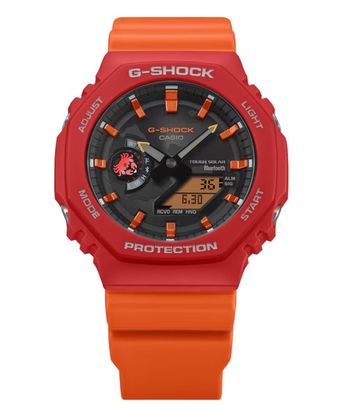 G-SHOCK(ジーショック)の「G-SHOCK/ジーショック 腕時計 "Charles Darwin Foundationコラボレーションモデル" GA-B2100DF-4AJR(アナログ腕時計・メンズ・レッド・FREE)」の3枚目の写真