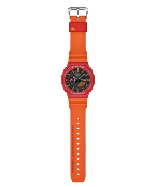 G-SHOCK(ジーショック)の「G-SHOCK/ジーショック 腕時計 "Charles Darwin Foundationコラボレーションモデル" GA-B2100DF-4AJR(アナログ腕時計・メンズ・レッド・FREE)」の4枚目の写真