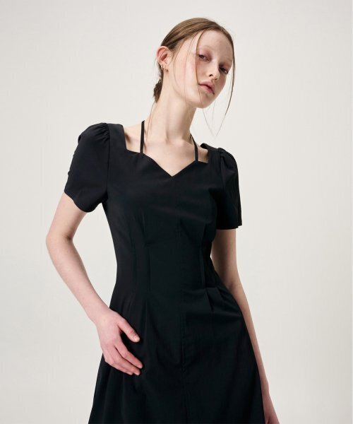 ETMON（エトモン）の「Heart Neck Strap Dress, Black（ワンピース・レディース・その他・MEDIUM/SMALL）」の6枚目の写真