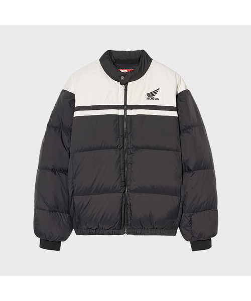 PHYPS MOTORCYCLE(フィップスモーターサイクル)の「Honda Wing logo Short Puffer_Black(ダウンジャケット/コート・レディース・その他・SMALL/MEDIUM/LARGE/X-LARGE)」の1枚目の写真