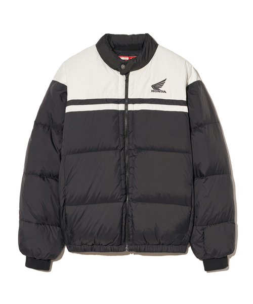 PHYPS MOTORCYCLE(フィップスモーターサイクル)の「Honda Wing logo Short Puffer_Black(ダウンジャケット/コート・レディース・その他・SMALL/MEDIUM/LARGE/X-LARGE)」の2枚目の写真