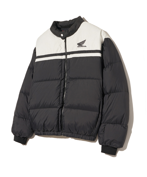 PHYPS MOTORCYCLE(フィップスモーターサイクル)の「Honda Wing logo Short Puffer_Black(ダウンジャケット/コート・レディース・その他・SMALL/MEDIUM/LARGE/X-LARGE)」の3枚目の写真