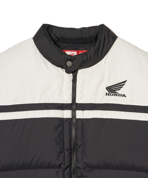 PHYPS MOTORCYCLE(フィップスモーターサイクル)の「Honda Wing logo Short Puffer_Black(ダウンジャケット/コート・レディース・その他・SMALL/MEDIUM/LARGE/X-LARGE)」の5枚目の写真