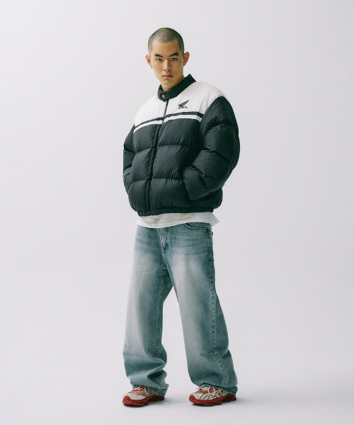 PHYPS MOTORCYCLE(フィップスモーターサイクル)の「Honda Wing logo Short Puffer_Black(ダウンジャケット/コート・レディース・その他・SMALL/MEDIUM/LARGE/X-LARGE)」の15枚目の写真
