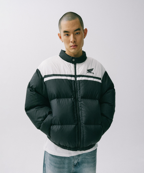PHYPS MOTORCYCLE(フィップスモーターサイクル)の「Honda Wing logo Short Puffer_Black(ダウンジャケット/コート・レディース・その他・SMALL/MEDIUM/LARGE/X-LARGE)」の16枚目の写真