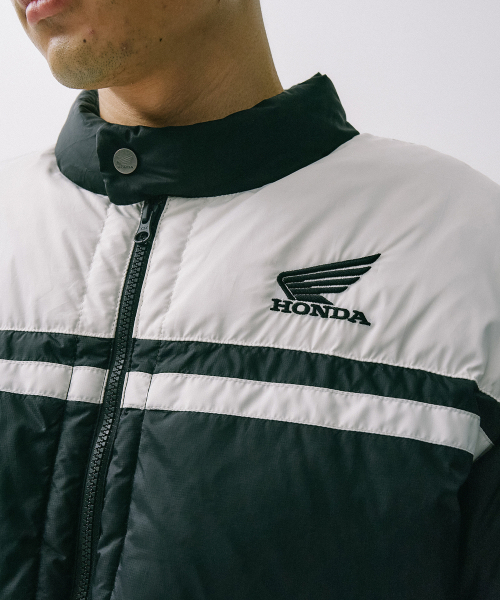 PHYPS MOTORCYCLE(フィップスモーターサイクル)の「Honda Wing logo Short Puffer_Black(ダウンジャケット/コート・レディース・その他・SMALL/MEDIUM/LARGE/X-LARGE)」の18枚目の写真
