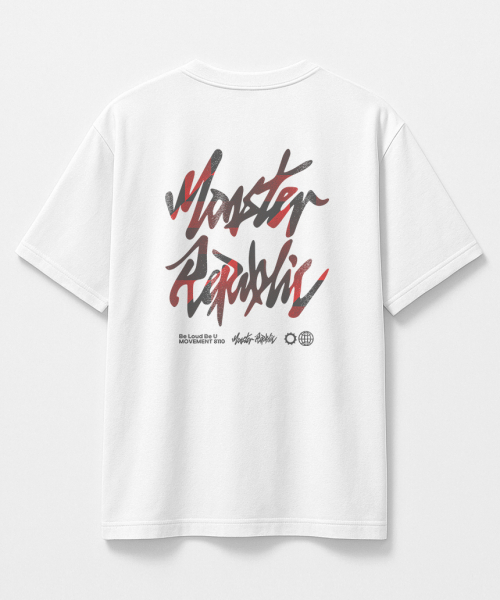 MONSTER REPUBLIC（モンスターリパブリック）の「ミストロゴレッドTシャツホワイト_8110（Tシャツ/カットソー・レディース・その他・SMALL/MEDIUM/LARGE/X-LARGE）」の8枚目の写真