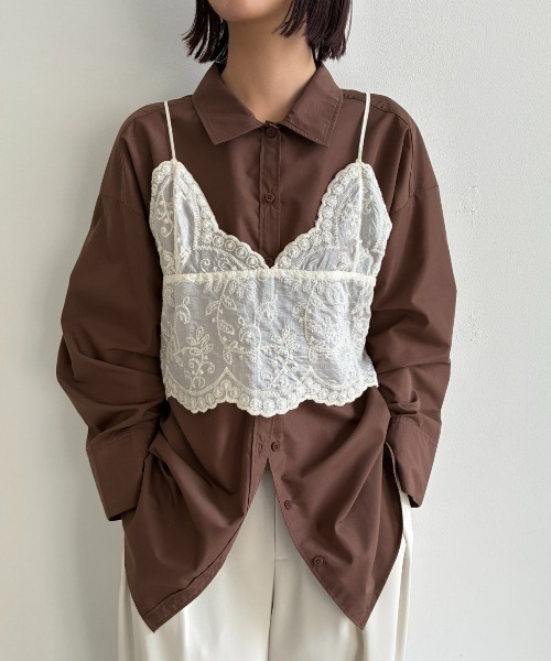 スカラップレースビスチェ（その他トップス）｜AIC.（エーアイシー）の