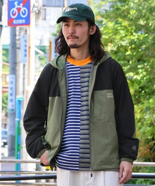 KRIFF MAYER(クリフメイヤー)の「【撥水・防汚】クリーネスベンチレーションジャケット(その他アウター・メンズ・オリーブ/ブラック/オレンジ・X-LARGE/LARGE/MEDIUM)」の1枚目の写真