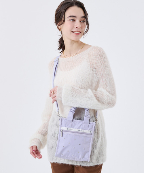 LeSportsac(レスポートサック)の「GH MINI N/S TOTE ビジューソフトラベンダー(ショルダーバッグ・レディース・パープル・FREE)」の1枚目の写真