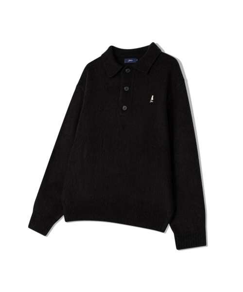 YALE(イェール)の「ヘリテージ ダン ビッグ フラケット ピケ ニット ブラック(ニット/セーター・レディース・その他・SMALL/MEDIUM/LARGE/X-LARGE)」の4枚目の写真