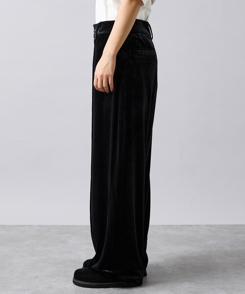 Rouge vif la cle（ルージュヴィフラクレ）の「【Keena/キーナ】ベロアセンタープレスパンツ/ベロア/センタープレス/お出かけ【WEB限定】（その他パンツ・レディース・ブラック/グレー・S/M）」の14枚目の写真
