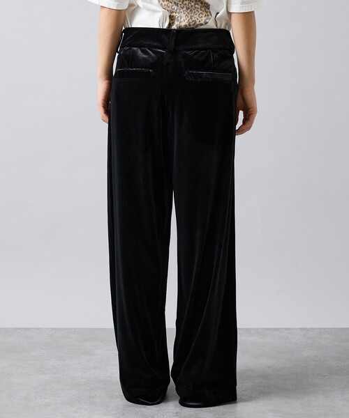 Rouge vif la cle（ルージュヴィフラクレ）の「【Keena/キーナ】ベロアセンタープレスパンツ/ベロア/センタープレス/お出かけ【WEB限定】（その他パンツ・レディース・ブラック/グレー・S/M）」の15枚目の写真