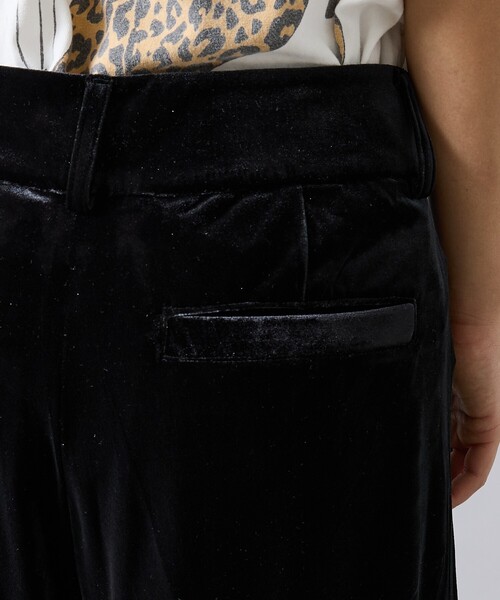 Rouge vif la cle（ルージュヴィフラクレ）の「【Keena/キーナ】ベロアセンタープレスパンツ/ベロア/センタープレス/お出かけ【WEB限定】（その他パンツ・レディース・ブラック/グレー・S/M）」の18枚目の写真