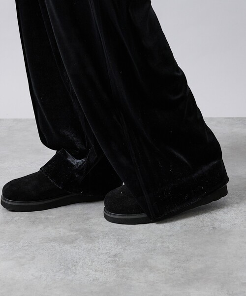 Rouge vif la cle（ルージュヴィフラクレ）の「【Keena/キーナ】ベロアセンタープレスパンツ/ベロア/センタープレス/お出かけ【WEB限定】（その他パンツ・レディース・ブラック/グレー・S/M）」の19枚目の写真