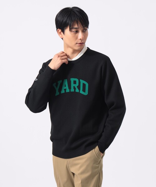 BEAMS GOLF（ビームスゴルフ）の「〈MEN〉ORANGE LABEL / YARD ジャカード ニット（ニット/セーター・メンズ・グリーン/ブラック・S/M/L/XL）」の18枚目の写真