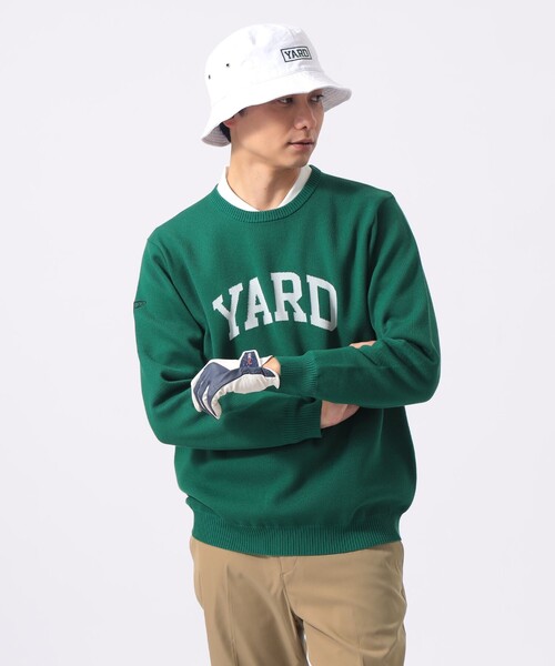 BEAMS GOLF（ビームスゴルフ）の「〈MEN〉ORANGE LABEL / YARD ジャカード ニット（ニット/セーター・メンズ・グリーン/ブラック・S/M/L/XL）」の16枚目の写真