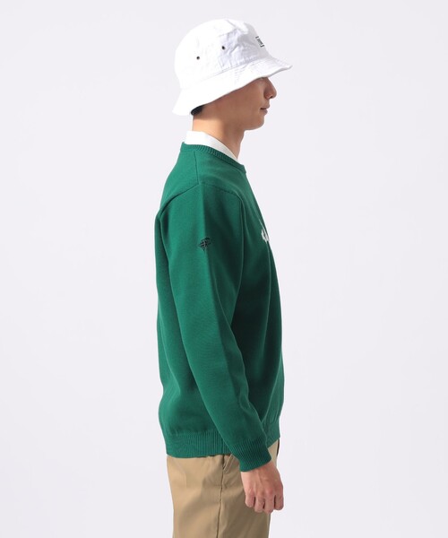 BEAMS GOLF（ビームスゴルフ）の「〈MEN〉ORANGE LABEL / YARD ジャカード ニット（ニット/セーター・メンズ・グリーン/ブラック・S/M/L/XL）」の13枚目の写真