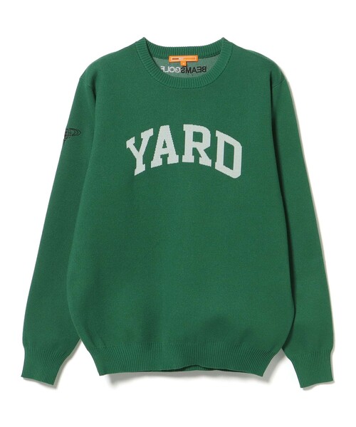 BEAMS GOLF（ビームスゴルフ）の「〈MEN〉ORANGE LABEL / YARD ジャカード ニット（ニット/セーター・メンズ・グリーン/ブラック・S/M/L/XL）」の9枚目の写真