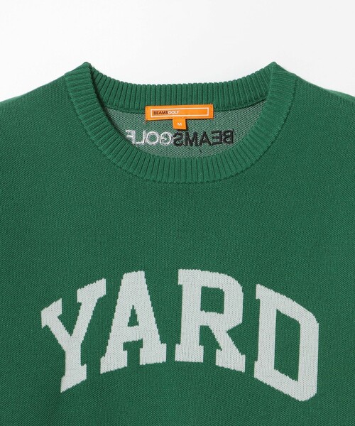 BEAMS GOLF（ビームスゴルフ）の「〈MEN〉ORANGE LABEL / YARD ジャカード ニット（ニット/セーター・メンズ・グリーン/ブラック・S/M/L/XL）」の8枚目の写真