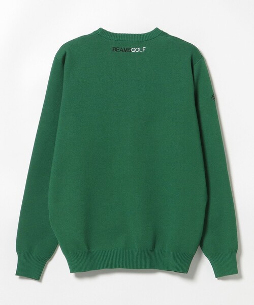 BEAMS GOLF（ビームスゴルフ）の「〈MEN〉ORANGE LABEL / YARD ジャカード ニット（ニット/セーター・メンズ・グリーン/ブラック・S/M/L/XL）」の5枚目の写真