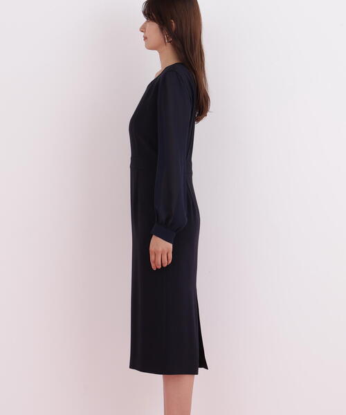 PINKY&DIANNE（ピンキーアンドダイアン）の「◆ダイヤモンドネックコンビワンピース（ワンピース・レディース・ベージュ/ネイビー・36/38）」の21枚目の写真