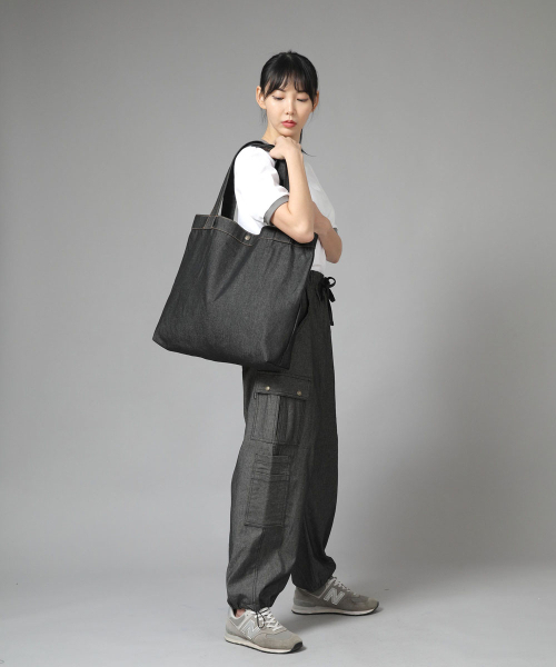 SAINTCREW(セントクルー)の「ダブルカーゴストリングジョガーパンツ DCJ-338 デニムグレーブラック(デニムパンツ・メンズ・その他・MEDIUM/LARGE/X-LARGE)」の5枚目の写真