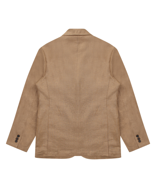SOLEW（ソル）の「リネンアウトポケットジャケット_ライトブラウン（テーラードジャケット・メンズ・その他・MEDIUM/LARGE/X-LARGE）」の2枚目の写真