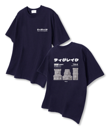 ジョイスティック オーバーサイズ 半袖Tシャツ ネイビー