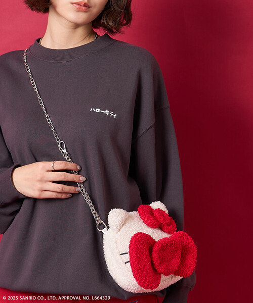 SANRIO/サンリオ ”HELLOKITTY” もこもこポシェット チェーンバッグ