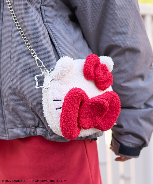 SANRIO/サンリオ ”HELLOKITTY” もこもこポシェット チェーンバッグ