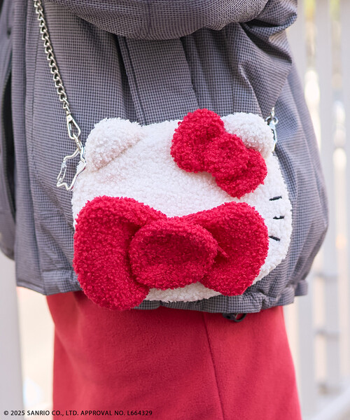 SANRIO/サンリオ ”HELLOKITTY” もこもこポシェット チェーンバッグ