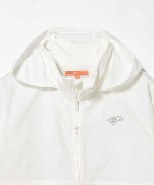 BEAMS GOLF（ビームスゴルフ）の「ORANGE LABEL / フード付き スタンドカラーブルゾン（撥水）．（ブルゾン・レディース・ホワイト/ベージュ・SMALL/MEDIUM/LARGE）」の15枚目の写真