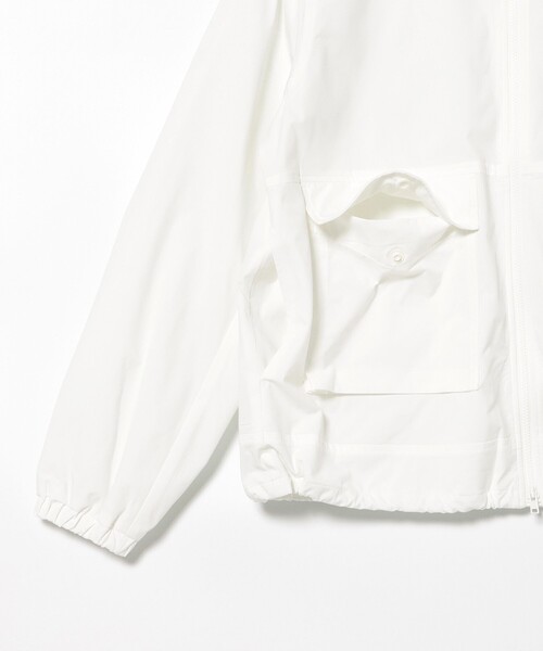 BEAMS GOLF（ビームスゴルフ）の「ORANGE LABEL / フード付き スタンドカラーブルゾン（撥水）．（ブルゾン・レディース・ホワイト/ベージュ・SMALL/MEDIUM/LARGE）」の16枚目の写真