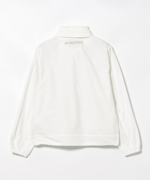 BEAMS GOLF（ビームスゴルフ）の「ORANGE LABEL / フード付き スタンドカラーブルゾン（撥水）．（ブルゾン・レディース・ホワイト/ベージュ・SMALL/MEDIUM/LARGE）」の18枚目の写真