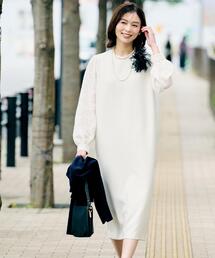 美品♡ アンタイトル　ワンピース　5L 大きいサイズ　ベージュ 美品♡ アンタイトル ワンピース 5L 大きいサイズ ベージュ 美品