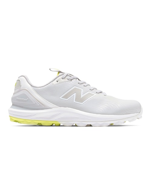 New Balance Golf(ニューバランスゴルフ)の「【GOLF】Fresh Foam X 2500 v5 SL(スニーカー・メンズ・ホワイト×シルバー/グレー・23.5cm/24.5cm/25.5cm/26.5cm/27.5cm/28.5cm/29.0cm/23.0cm/24.0cm/25.0cm/26.0cm/27.0cm/28.0cm)」の1枚目の写真