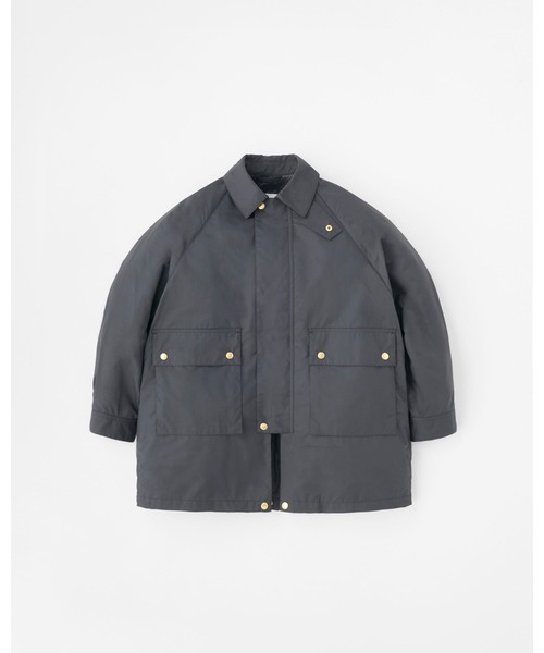 Traditional Weatherwear(トラディショナルウェザーウェア)の「ELTON(ステンカラーコート・レディース・ブラック/ベージュ系・32/34/30)」の1枚目の写真