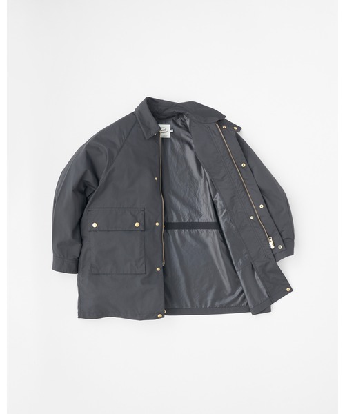 Traditional Weatherwear(トラディショナルウェザーウェア)の「ELTON(ステンカラーコート・レディース・ブラック/ベージュ系・32/34/30)」の3枚目の写真